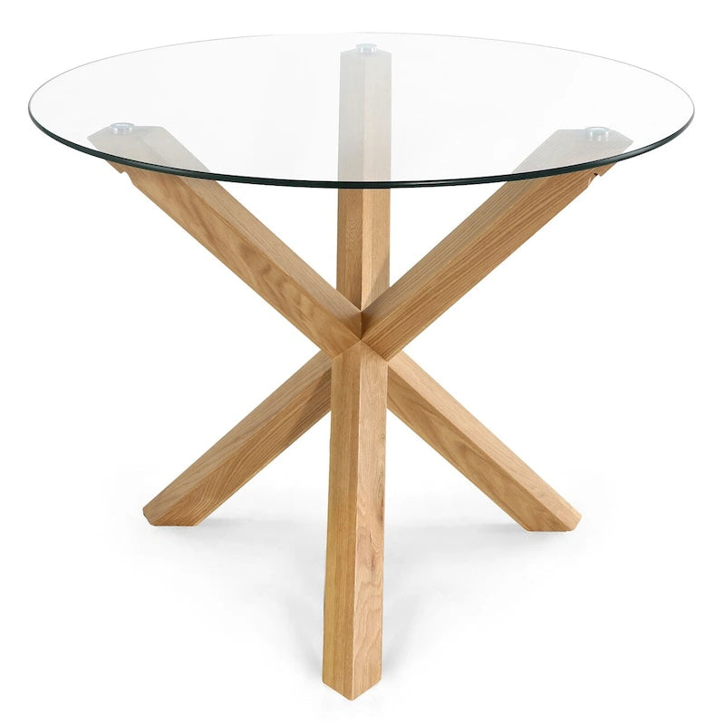 Poly and Bark Kennedy 37.4 inch Round Dining Table-28