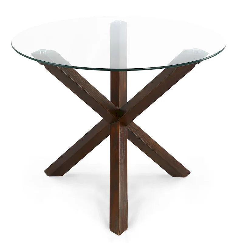 Poly and Bark Kennedy 37.4 inch Round Dining Table-16