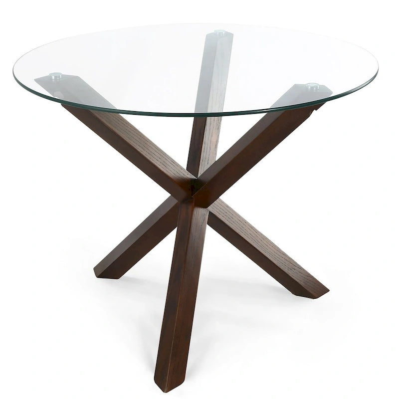 Poly and Bark Kennedy 37.4 inch Round Dining Table-19