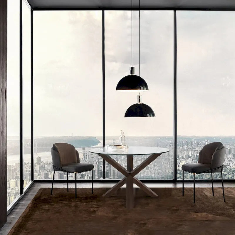 Poly and Bark Kennedy 37.4 inch Round Dining Table-26