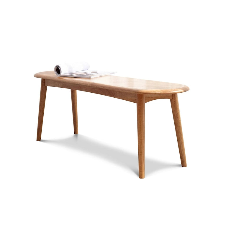 Natural Oak Wood for Dining Bench Table Bench for Living Room-10