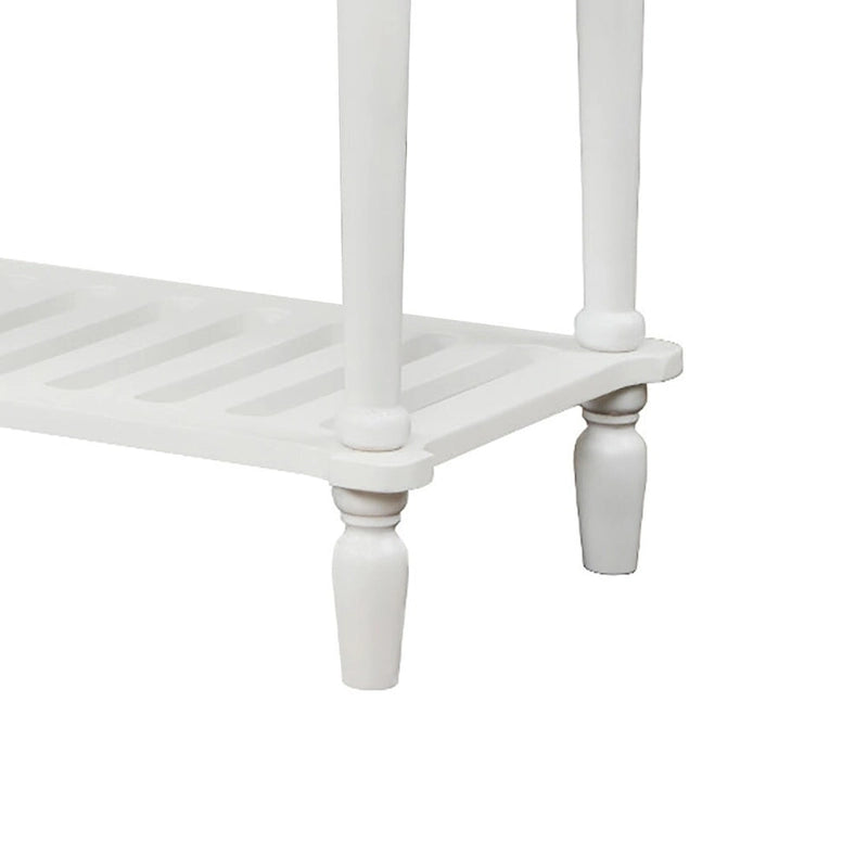 Vintage French Wooden Console Table with Two Glass Cabinet Doors-7