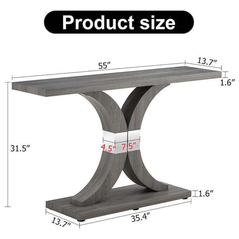Modern minimalist style console table-11