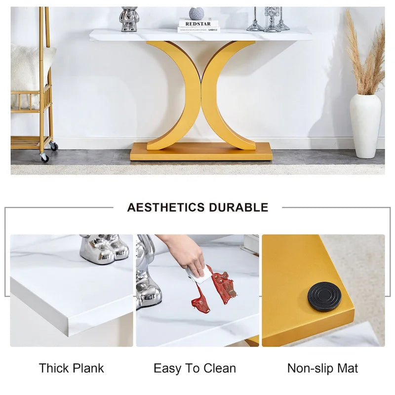 Modern minimalist style console table-26