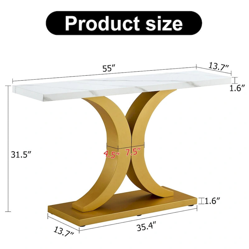 Modern minimalist style console table-27