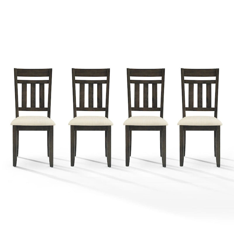 Hayden 4-Piece Slat Back Dining Chair Set- 4 Chairs