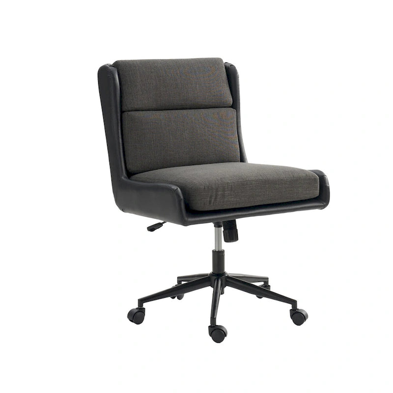 Siegfried Modern Swivel Tilting Office Chair with Removable Soft Upholstery by HULALA HOME-2