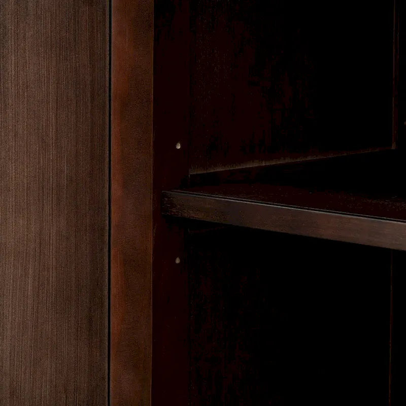 Large Storage Buffet with Adjustable Shelves and Metal Handles-28