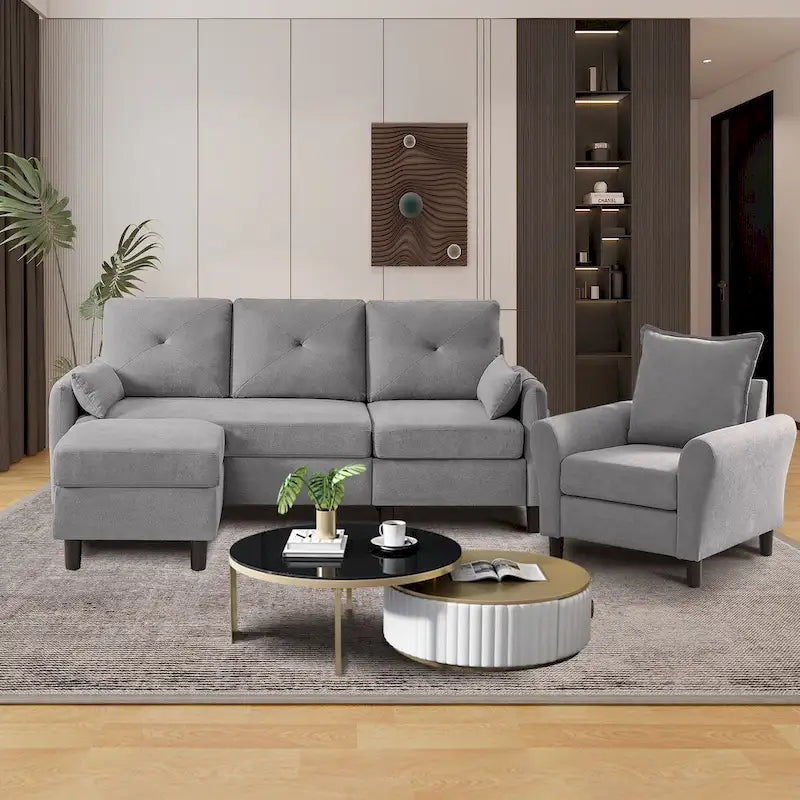 3 - Piece Living Room Set-37