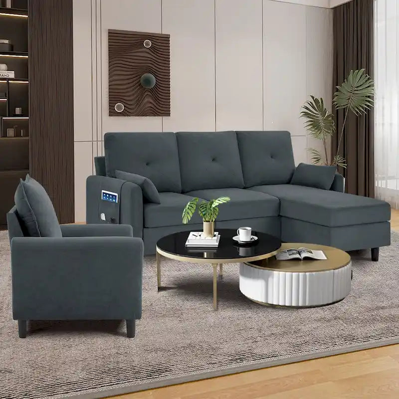 3 - Piece Living Room Set-2