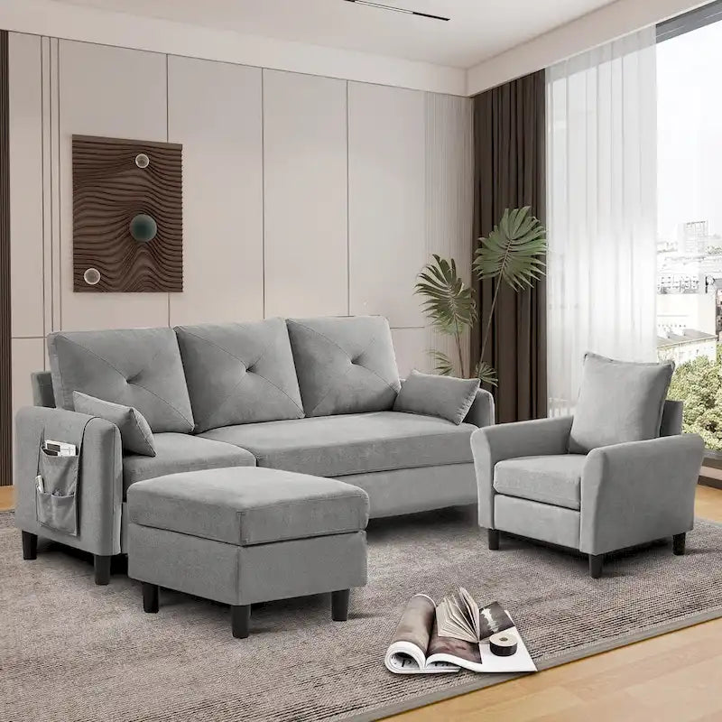 3 - Piece Living Room Set-10