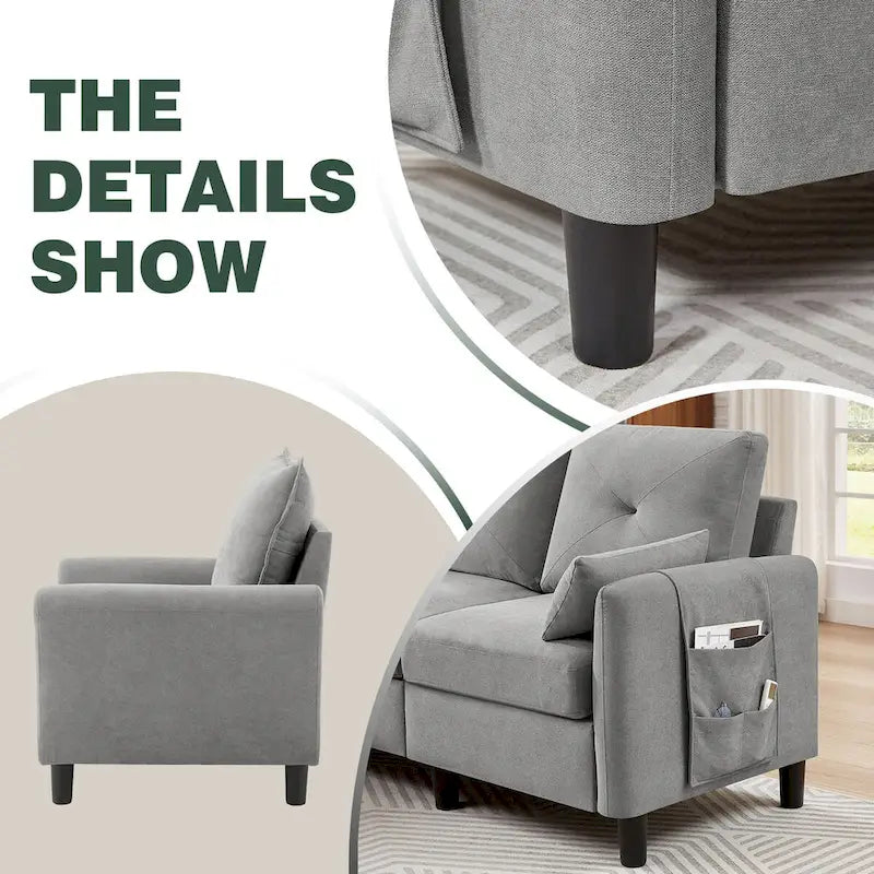 3 - Piece Living Room Set-12