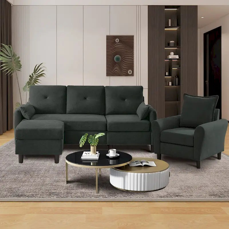 3 - Piece Living Room Set-15