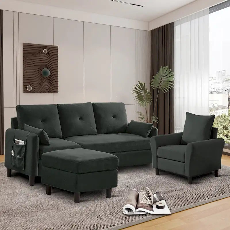 3 - Piece Living Room Set-17