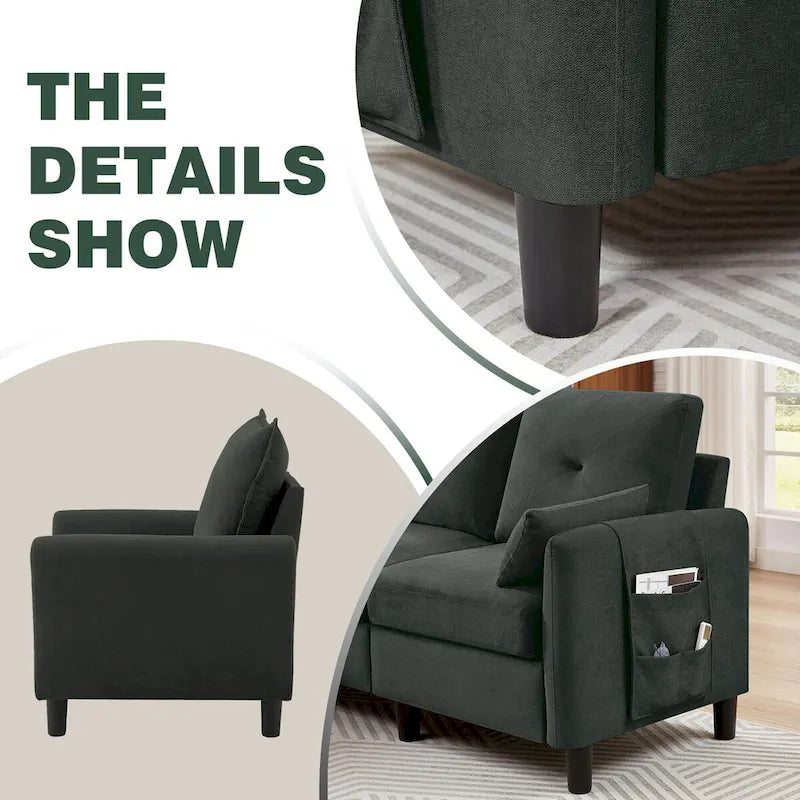 3 - Piece Living Room Set-19