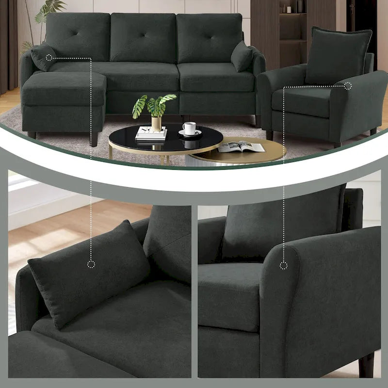 3 - Piece Living Room Set-20