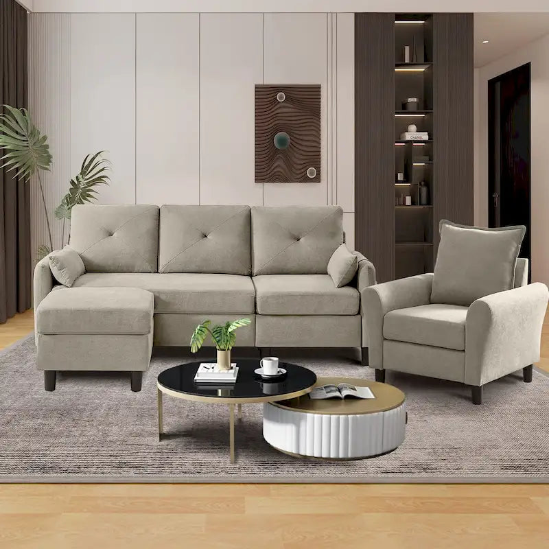 3 - Piece Living Room Set-22
