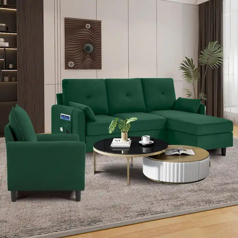 3 - Piece Living Room Set-30