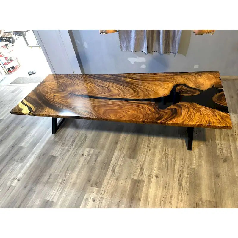 Sundaland 118 Large Slap Live Edge Dining Table-8