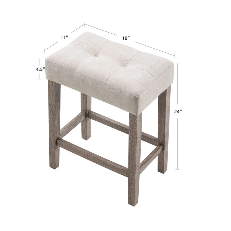 8 PCS Bar Table Dining Sets with Counter Stools and Built-in Power Outlets-6