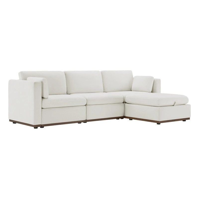 Donna Oversized Modular Sectional Fabric Sofa with Upgraded Wood Base-13