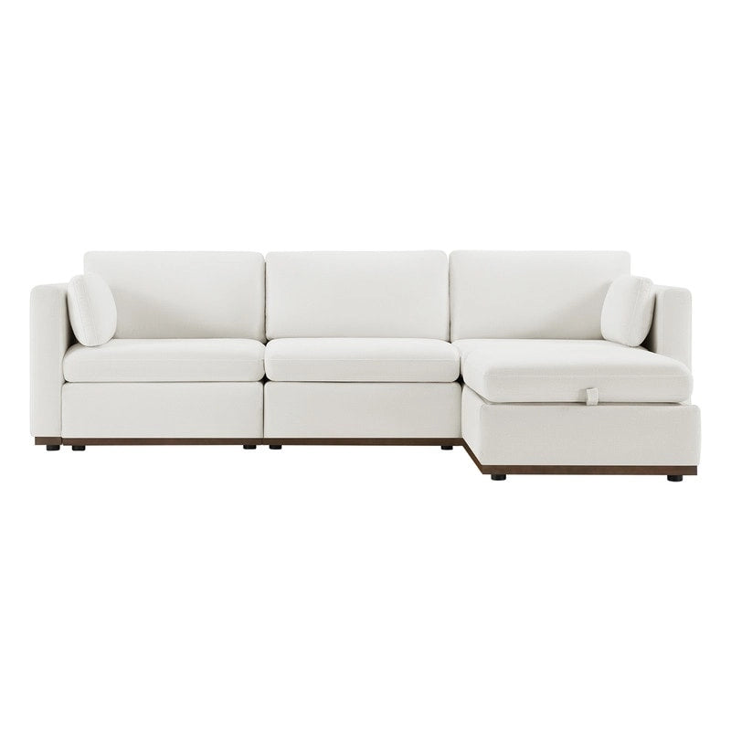 Donna Oversized Modular Sectional Fabric Sofa with Upgraded Wood Base-14