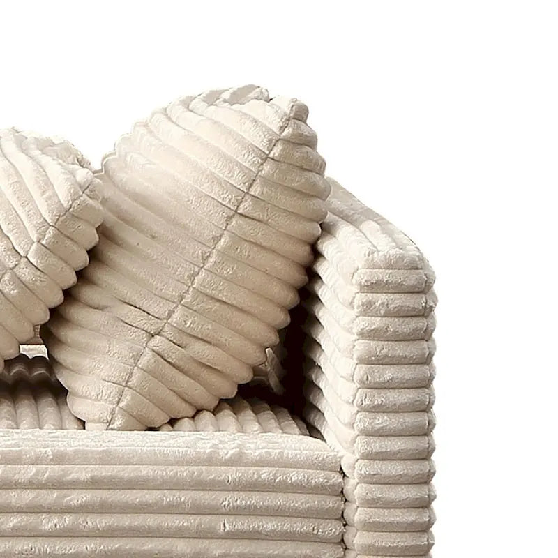 Modern Stylish Corduroy Fabric Upholstered Chaise Lounge Chair-17